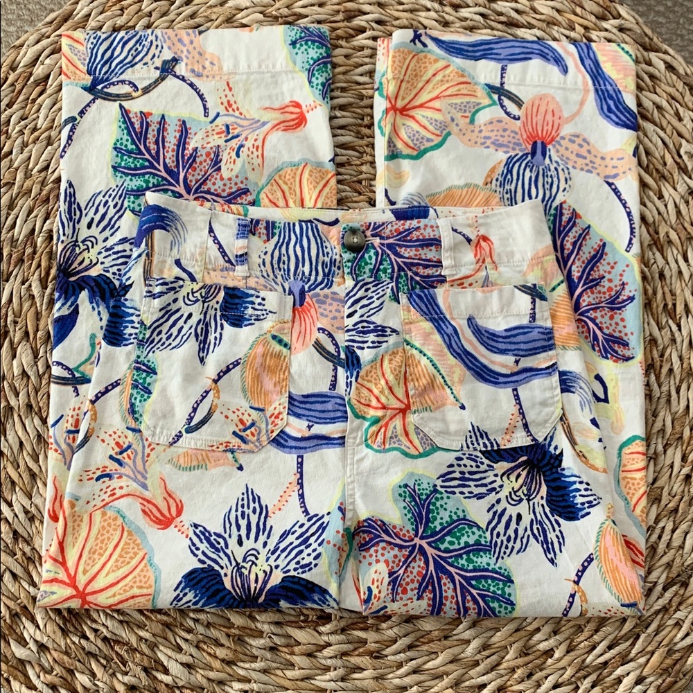 Anthropologie Colette Crop Pant Sarah Gordon Edition - Picture 8 of 16